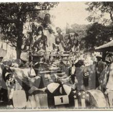 1919 Peace Celebrations - Motor car decorations
