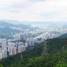 View of Shatin from Maclehose stage 5