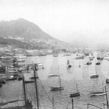 Wanchai's seafront in 1902