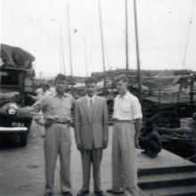 Near Star Ferry pier 1952.