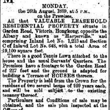 Harperville Hong Kong Daily Press page 1 20th August 1889.png