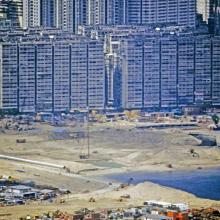 West Kowloon reclamation-Jordon-Road Ferry piers-area-being-reclaimed