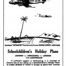 Braathens-Schoolchildren's holiday plane-SCMP 8 Jan 1948