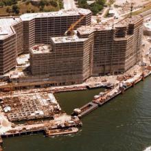 Kowloon-New World Centre-construction-aerial-1973