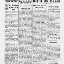 Hong Kong-Newsprint-SCMP-22 December 1941-pg1.jpg