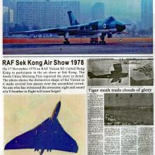 RAF Sek Kong Airshow-Avro Vulcan-17 November 1978