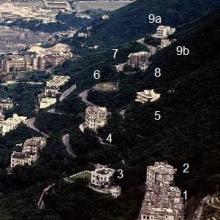 Mid-levels from Victoria Peak - 1951-1955