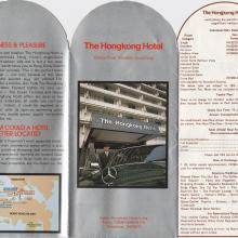Hong Kong Hotel brochure.