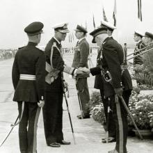 HRH Duke of Edinburgh arriving at Kai Tak 7th March 1959