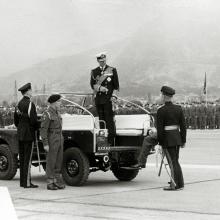 HRH Duke of Edinburgh arriving at Kai Tak 7th March 1959