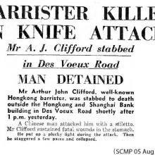 Barrister Killed in Knife attack 