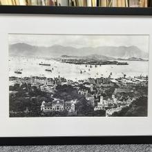 Framed copy of Photo 18: View over Central in 1922