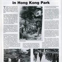 Osborn statue rededicated in Hong Kong Park