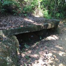 Concrete Dugout on Wu Tip Shan Trail