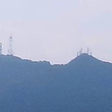 Radio masts on the Peak