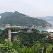 View over Lei Yue Mun from barracks