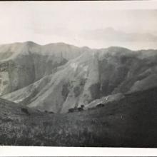 'The Everlasting Hills', taken close to Sunset Peak, Lantau Island. August 1948. Copyright Crozier family.