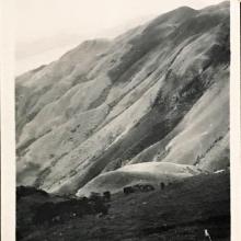 'The Everlasting Hills', taken close to Sunset Peak, Lantau Island. August 1948. Copyright Crozier family.