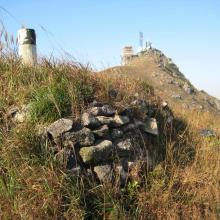 Sacred Hill Beacon (near view) found at Castle Peak (far view)
