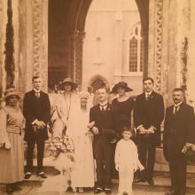 Marriage of CJ Endert and JGA Schabeck / Schabeek (Dutch), 8 September 1923