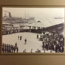 Official Arrival at Blake Pier in the 1920s