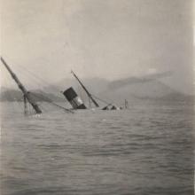 Wrecked Norwegian ship struck a rock off Cheung Chau 2