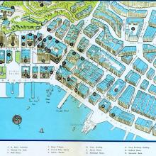 Hong Kong-Central Business District-Pictorial map-1955