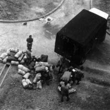 LSW Kit unloaded from Lye Mun camp 1952.