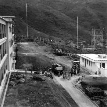 LSW Kit unloaded from Lye Mun camp c 1952.