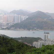 Sai Wan fort Lye Mun from top of position