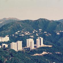 Mansfield Road Government Quarters from Mount Gough circa 1972.JPG