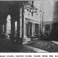 Marble Hall-Interior-showing marble colonnades in the G/F Hall