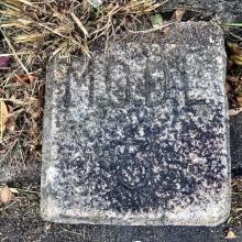 Ministry of Defence Lot No. 3 Stone Marker