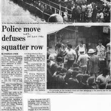 Newspaper cutting 1981-07-29.
