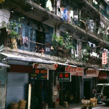 Pre war tenements in Wan Chai