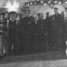 Opening of bar Xmas 1952.