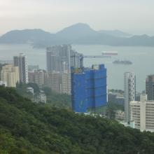 View from HK trail below High West