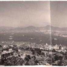 1950s panorama over central to harbour