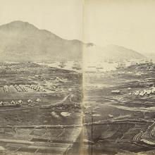 View of First Arrival of Chinese Expeditionary Force taken from Kowloon 