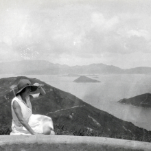 View of Mt Davis looking West from Pinewood Battery 1920s