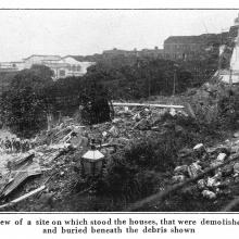 Po Hing Fong Landslip Disaster -1925 -site of demolished houses