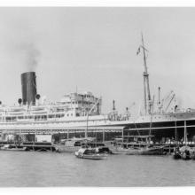 RANCHI-P&O liner-Kowloon wharf-1935
