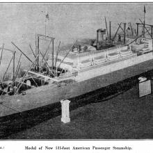 Model-Steamship -535 ft. Type - Pacific Mail-Company
