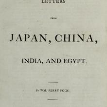 "Round the world." : Letters from Japan, China, India, and Egypt