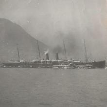 SS "China" in Hong Kong harbour