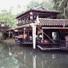 Sung Dynasty village 'riverside' stalls