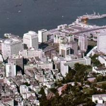 Victoria Harbour from Peak with HMS Tamar at Top of Picture.jpg