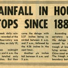 Victoria Heights disaster-rainfull statistics-HK Standard