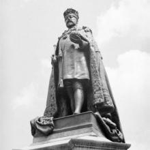 Statue of King Edward VII in Statue Square
